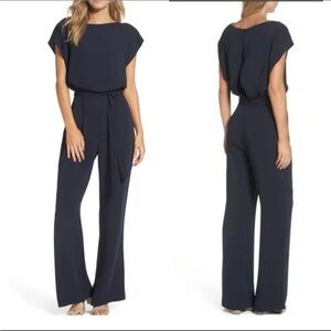 Eliza J Midnight Blue Jumpsuit